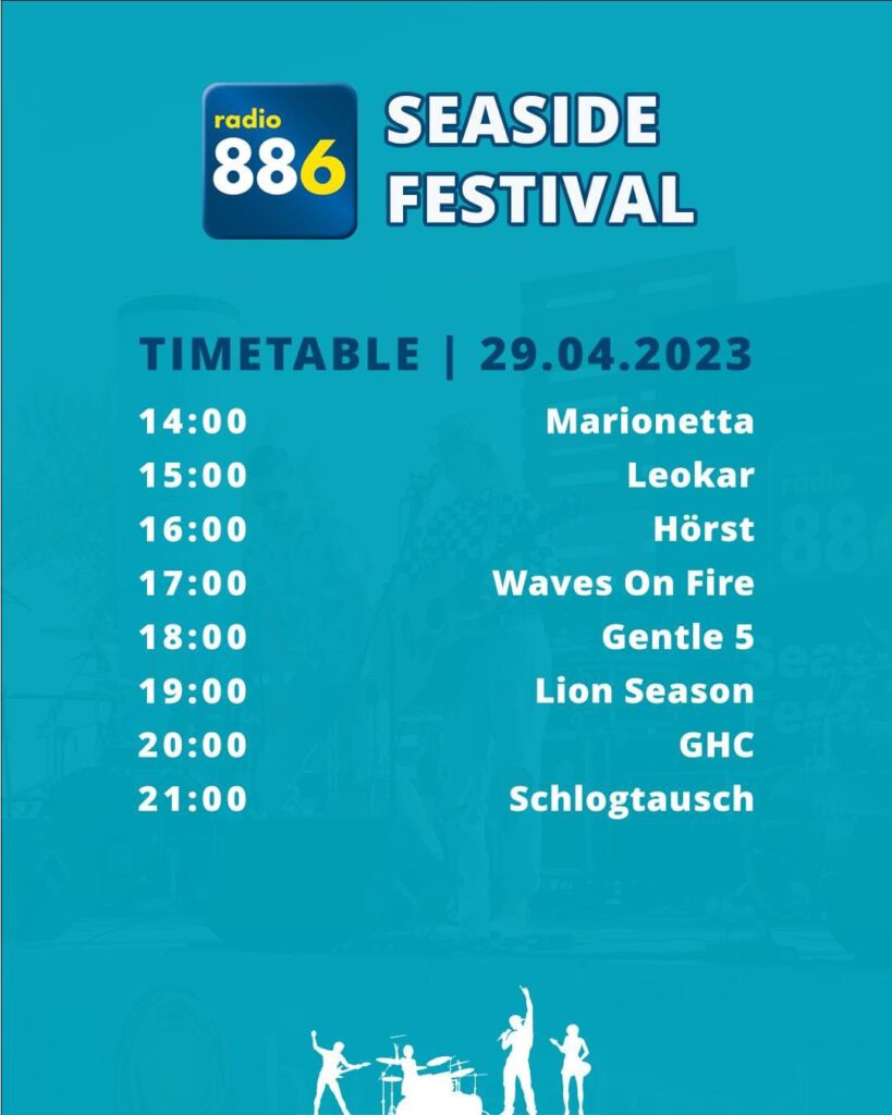 Flyer 88,6 Seaside Festival 2023